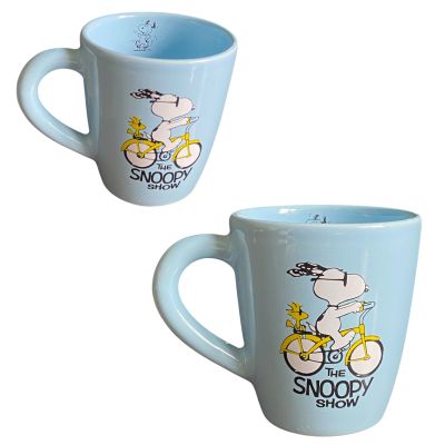 Snoopy Bici - Celeste - Taza
