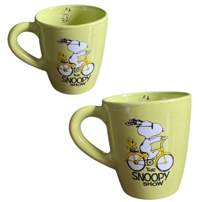 Snoopy Bici - Verde - Taza